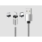 Kép 10/10 - Mágneses töltőkábel 3az1-ben, 1m