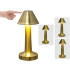 Kép 2/10 - Vezeték nélküli asztali lámpa, arany