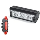 Kép 10/10 - Kerékpár lámpa készlet LED, első és hátsó