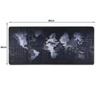 Kép 3/3 - Egérpad XXL 90x40 cm, világtérkép