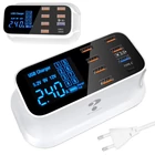 Kép 1/3 - Gyors telefontöltő 6x USB, 1x Type A, 1x Type C