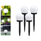 Kép 3/10 - 4x napelemes kerti lámpa, fehér, 10cm