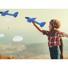 Kép 4/5 - Siklórepülő 36x37cm kék