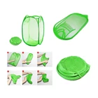 Kép 3/10 - Összecsukható szennyestartó, játékkosár, zöld