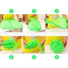 Kép 4/10 - Összecsukható szennyestartó, játékkosár, zöld