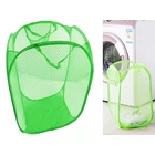 Kép 6/10 - Összecsukható szennyestartó, játékkosár, zöld