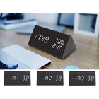 Kép 3/10 - Digitális ébresztőóra hőmérő, nedvességmérő