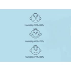 Kép 9/10 - Digitális hőmérő, időjárás állomás