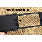 Kép 2/3 - Ékszer zsebnagyító LED és UV fénnyel, 45X
