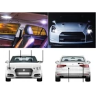 Kép 4/10 - T10 LED autóizzó fehér színben, W5W foglalattal, 2 db