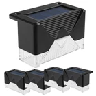 Kép 1/10 - 4 db Napelemes LED Kerti Lámpa Lépcsőre, Teraszra és Kerítésre