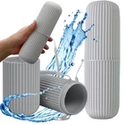 Kép 1/10 - Fogkefe és fogkrém tartó utazáshoz