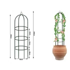 Kép 11/12 - Kerti pergola virágtartó 