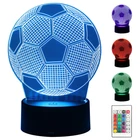 Kép 1/8 - 3d led football éjszakai lámpa