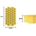 Kép 8/8 - Hatszögletű szilikon jégkockaforma, 37 db