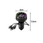 Kép 6/7 - Többfunkciós autós töltő szivargyújtó aljzathoz