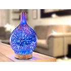 Kép 2/10 - Párásító üvegbúra látványos éjszakai fénnyel