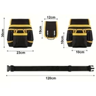 Kép 2/10 - Szerszámöv 22 zsebbel, kalapácstartóval, 120 cm