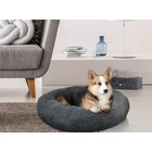 Kép 6/10 - Kutya, macska plüss fekhely, 100 x 15 cm, sötét szürke