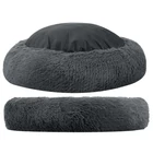 Kép 8/10 - Kutya, macska plüss fekhely, 100 x 15 cm, sötét szürke