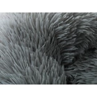 Kép 9/10 - Kutya, macska plüss fekhely, 100 x 15 cm, sötét szürke