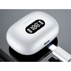 Kép 4/10 - Vezeték nélküli Bluetooth fülhallgató töltő tokkal, mikrofonnal, fehér