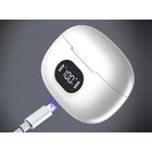 Kép 7/10 - Vezeték nélküli Bluetooth fülhallgató töltő tokkal, mikrofonnal, fehér