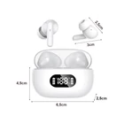 Kép 9/10 - Vezeték nélküli Bluetooth fülhallgató töltő tokkal, mikrofonnal, fehér