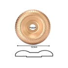 Kép 2/6 - Csiszolókorong fához, volfrámkarbid, domború, 125 x 25 mm