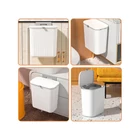 Kép 10/10 - Szekrényre akasztható szemetes, 9 literes