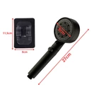 Kép 8/8 - Kézi zuhanyszett 5 funkcióval, 150 cm tömlővel