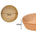 Kép 2/10 - Kerek sütőpapír készlet forrólevegős sütőkhöz, 50 db