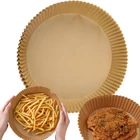 Kép 1/10 - Kerek sütőpapír készlet forrólevegős sütőkhöz, 50 db