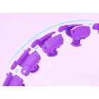 Kép 2/7 - Súlyozott, edzéstámogató hulahopp karika, lila