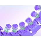 Kép 4/7 - Súlyozott, edzéstámogató hulahopp karika, lila