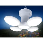 Kép 2/6 - Napelemes, kihajtható LED kempinglámpa akasztóval