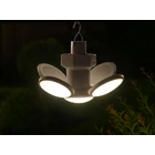 Kép 3/6 - Napelemes, kihajtható LED kempinglámpa akasztóval