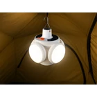 Kép 5/6 - Napelemes, kihajtható LED kempinglámpa akasztóval