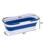 Kép 6/10 - Felmosó szett mikroszálas betéttel, összecsukható vödörrel, teleszkópos nyéllel