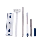 Kép 7/10 - Felmosó szett mikroszálas betéttel, összecsukható vödörrel, teleszkópos nyéllel