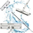 Kép 1/7 - 2 az 1-ben felmosó és lehúzó teleszkópos nyéllel