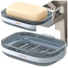 Kép 1/10 - Falra rögzíthető szappantartó lecsepegtetővel