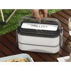 Kép 4/10 - Kétszintes éthordó evőeszközökkel, 1.4 L, fehér