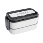 Kép 9/10 - Kétszintes éthordó evőeszközökkel, 1.4 L, fehér