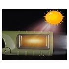 Kép 5/10 - 3 LED-es dinamós zseblámpa kiegészítő napelemmel, zöld