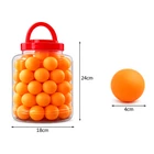 Kép 10/10 - 60 darabos pingpong labda készlet, narancssárga