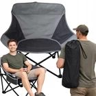 Kép 1/14 - Összecsukható horgászszék légáteresztő hálóval, szürke