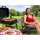 Kép 11/14 - Összecsukható horgászszék légáteresztő hálóval, szürke