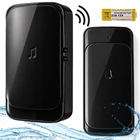 Kép 1/10 - Vezeték nélküli elemes csengő, 300 méter, fekete