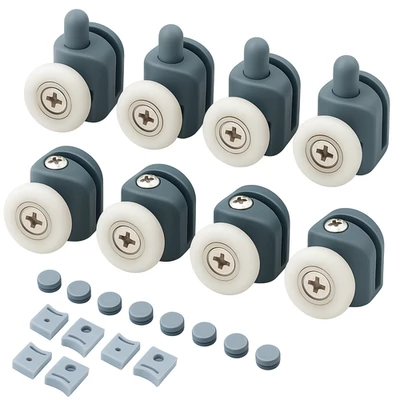 Zuhanykabin görgők 8 db.